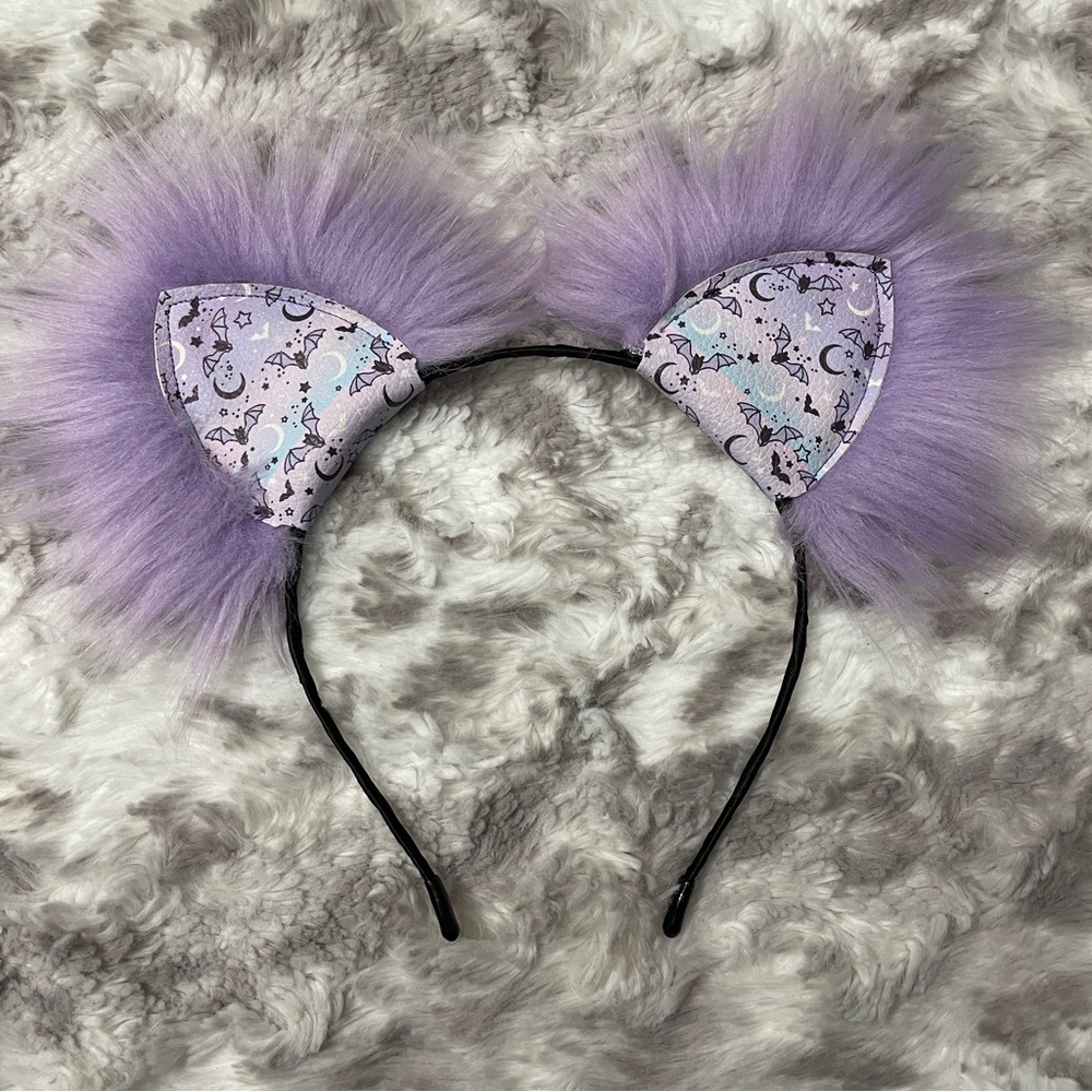 Electric Kittycorns Pastel Goth Cat Ear Headband